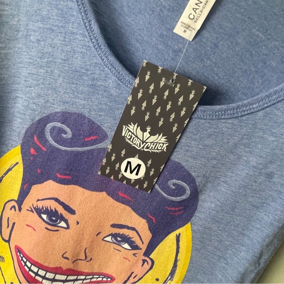 Victory Chick® Tank / Cony Island / Blue / Size L - Picture 4 of 5